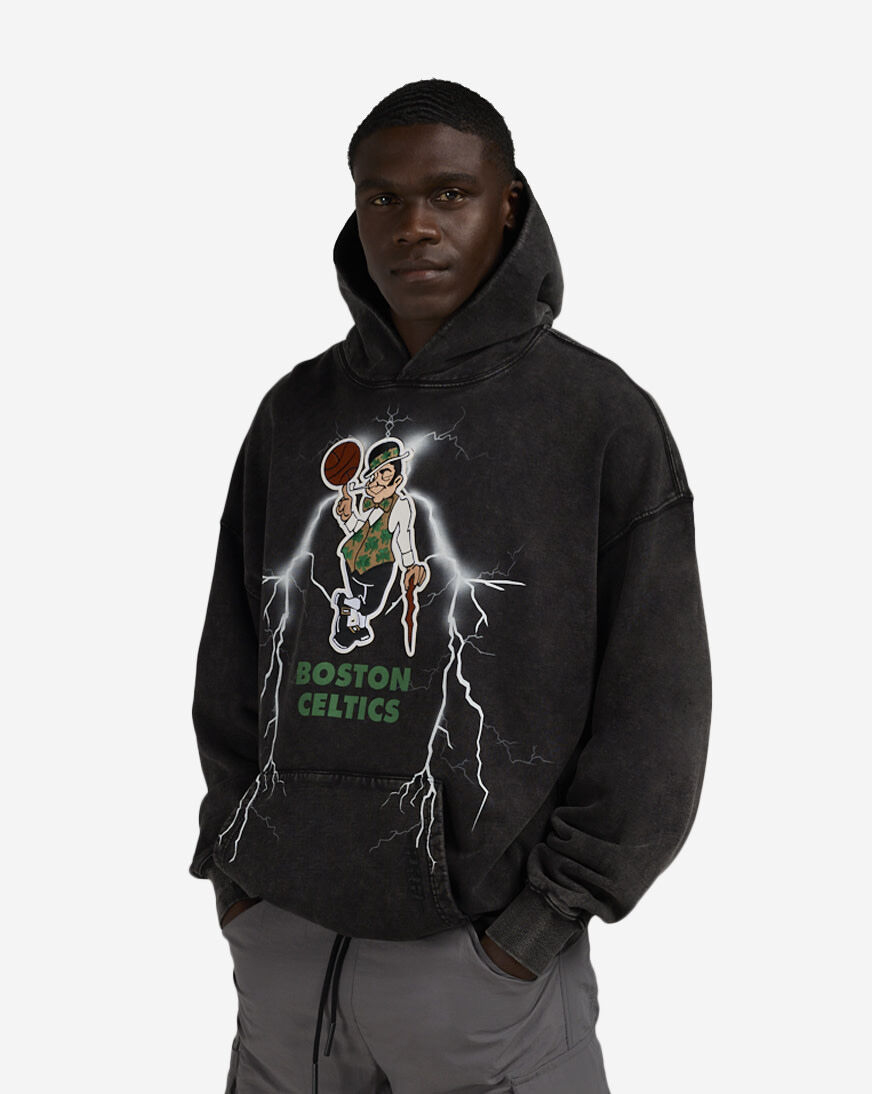 Shop PRO STANDARD Boston Celtics Lightning Hoodie BBC5517025-WBK