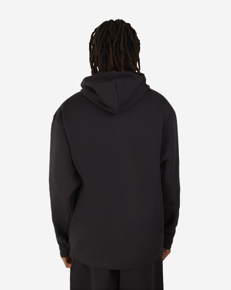 Brushed Back Small Logo Hoodie
