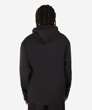 Brushed Back Small Logo Hoodie