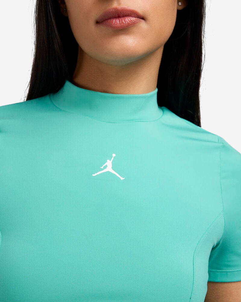 Jordan Short-Sleeve Knit Crop Top HJ0083-392 Blue 3