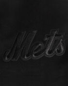 PRO STANDARD New York Mets Neutral Drop Shoulder Fleece Pull Over Hoodie  LNM5311666-BLK Black 4