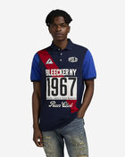Classic Fit Mesh Graphic Polo Shirt