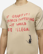 Mister Tee Banksy Graffiti Rat Tee MCUS162-US-03872 Beige 3