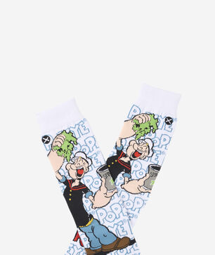 Popeye Spinach Crew Socks (L)