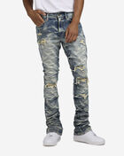 Stacked Flare Lightning Jeans