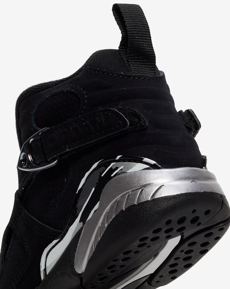 Jordan Little Kids' Air Jordan 8 Retro "Chrome" 305369-007 Black 9
