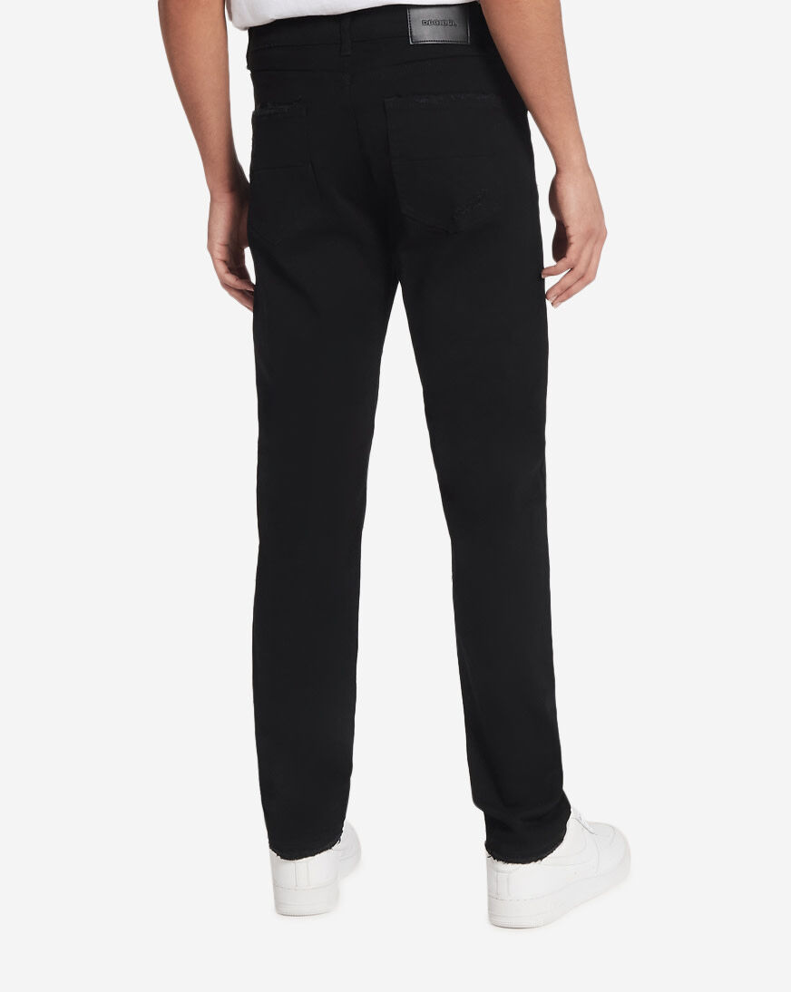 Shop Decibel Multi Color Stitch 5 Pocket Jeans DECWB380-BLK