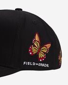 Field Grade No F Given Floral Twill Trucker Hat 1005443 Black 2