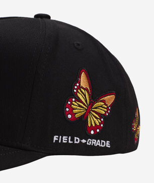 No F Given Floral Twill Trucker Hat