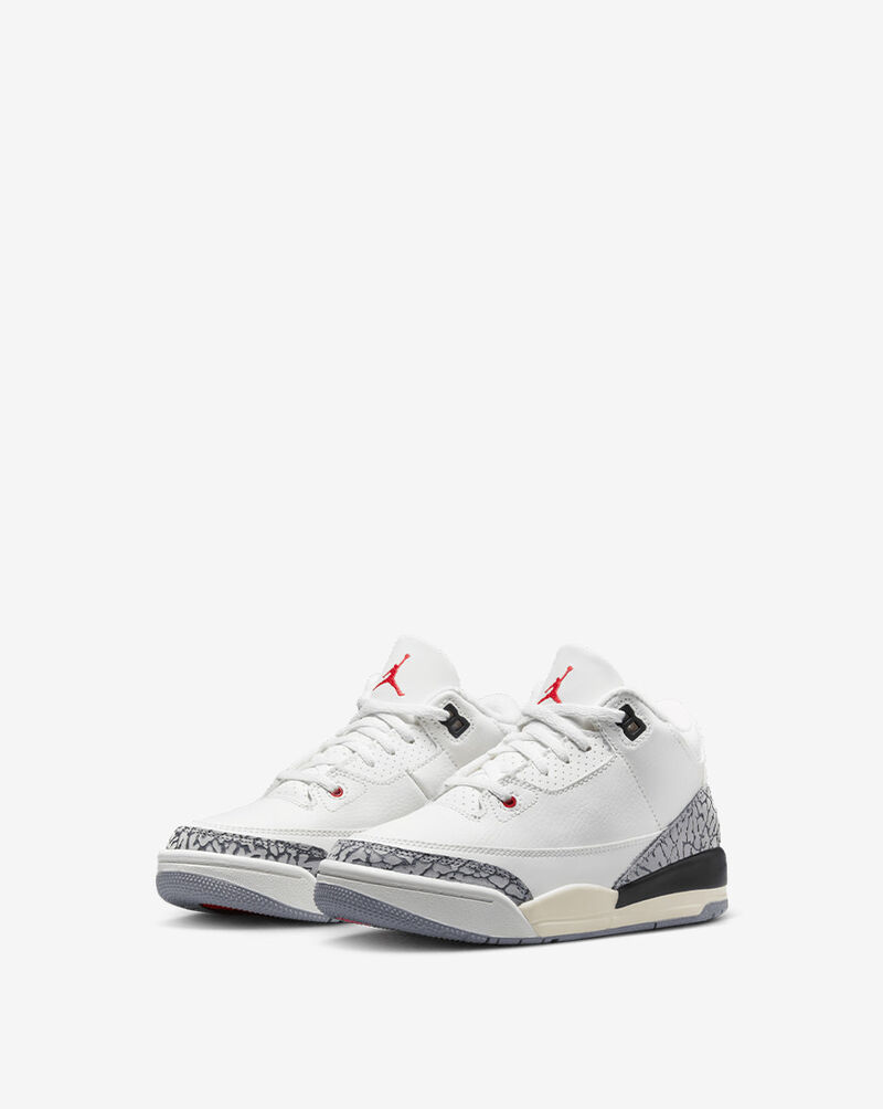 Jordan Pre-School Air Jordan 3 Retro DM0966-100 White 3