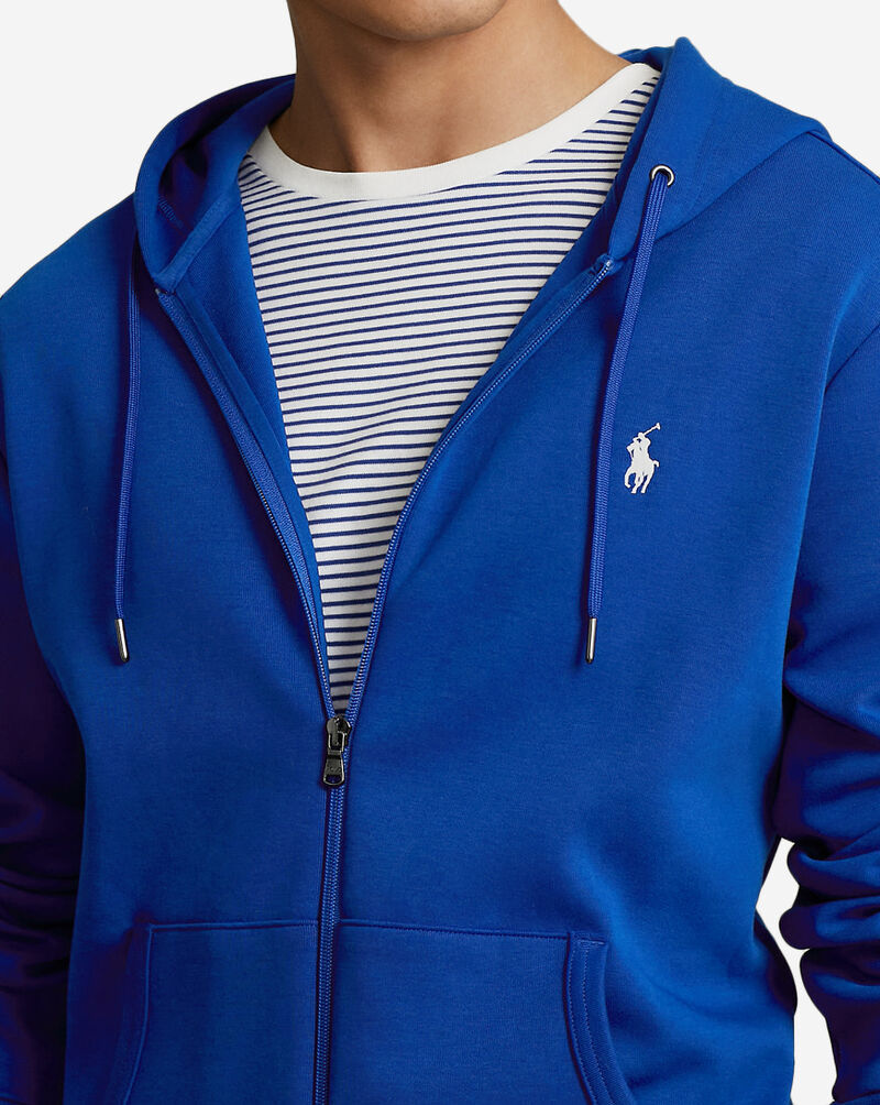 Shop Polo Ralph Lauren Double Knit Tech Hoodie 710652313011-RYL blue |  SNIPES USA