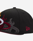 9Fifty Miami Heat Team Shadow Hat