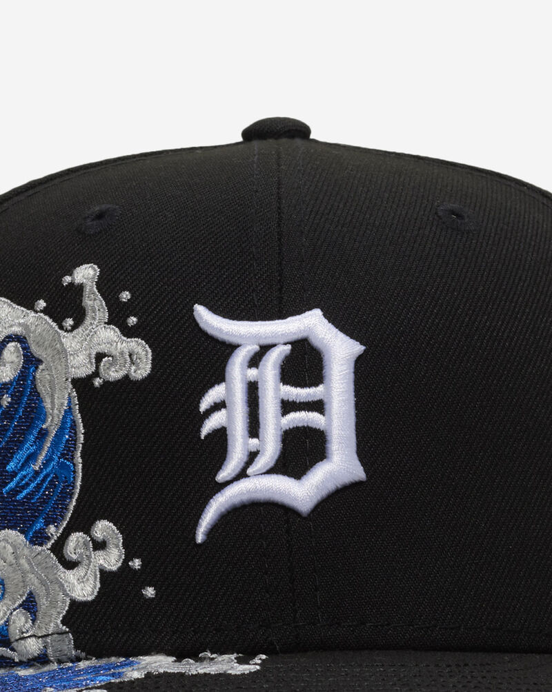 New Era 59Fifty Detroit Tigers Wave Fitted Hat 60853379 Black 2