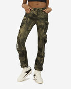 High-Rise Cargo Straight Jeans
