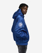New Era Alpha Industries Historic L-2B Philadelphia 76ers Hooded Bomber Jacket 60564144 Blue 2
