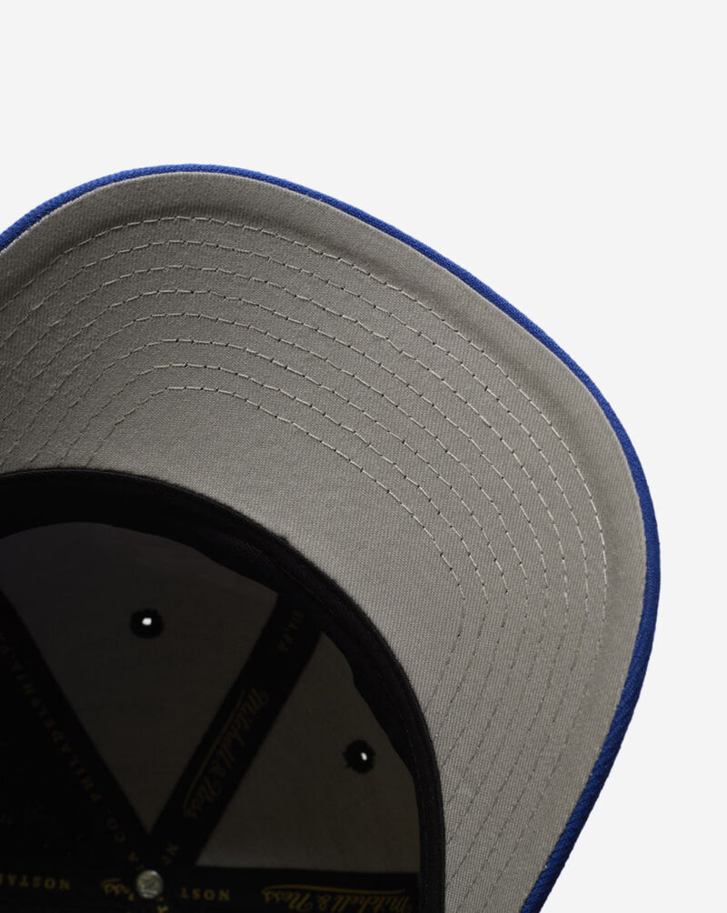 Mitchell  Ness New York Knicks Pro Crown Championship Snapback Hat HP14991-NYKBKBL Black 4