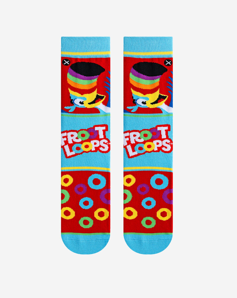 Odd Sox Froot Loops Mash Up Crew  Socks (L) 35826MONCD Multi 2