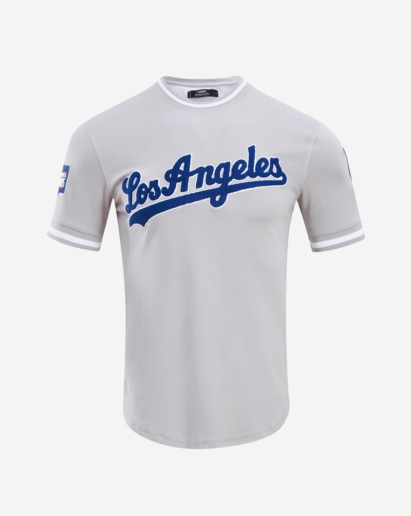 PRO STANDARD Los Angeles Dodgers Classic Chenille Double Knit Tee LLD131900-GRY Grey 1