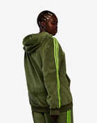 adidas IVY PARK Corduroy Hoodie  HC6016 Green 3