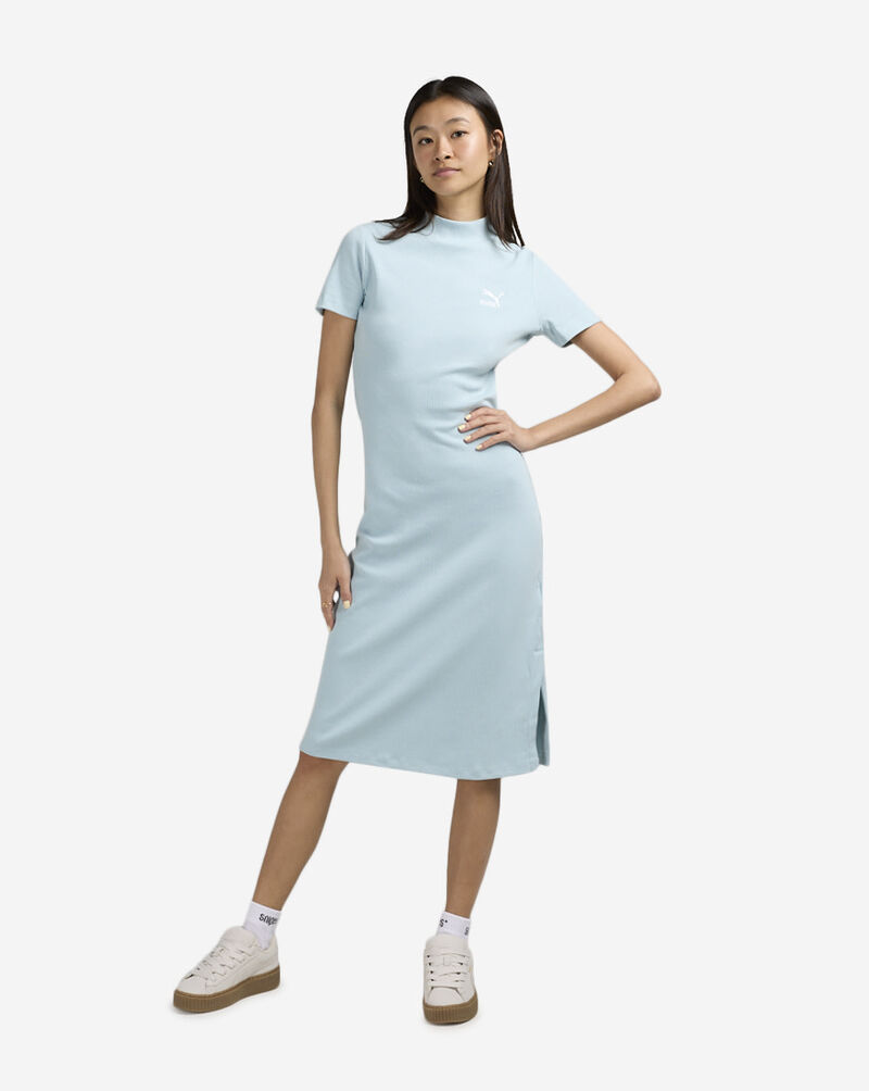 green emerald velvet dress Puma Women's Essentials Slim Tee Dress main image 1