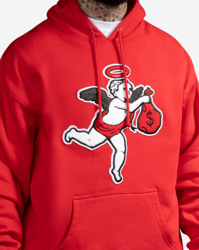 Chenille Patch Angel Hoodie