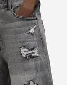 Smoke Rise Skater Fit Denim Shorts JS25423SNZ-BLK Grey 3