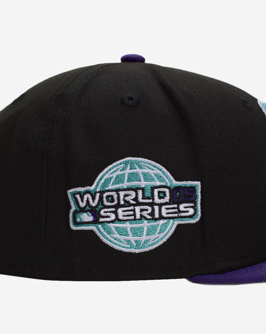 Shop New Era 9Fifty Grape Chicago White Sox Retro Hooks Fitted Hat