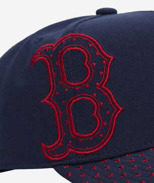 Boston Red Sox Pro Pinch Triple Logo Snapback Hat