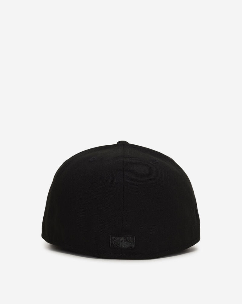 New Era 59Fifty Boston Red Sox Stone Logo Fitted Hat 60838911 Black 3