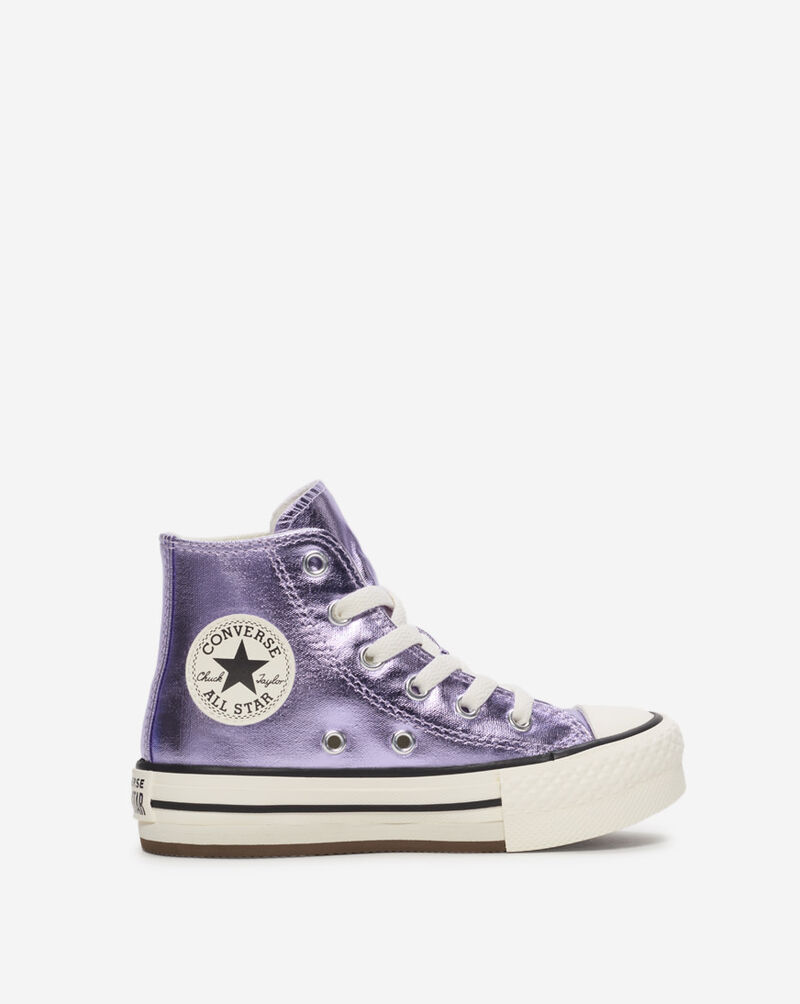 Converse Pre-School Chuck Taylor All Star EVA Lift Canvas Platform A13450C Purple 4