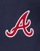 PRO STANDARD Big Boys' Atlanta Braves Classic Fleece Full-Zip Hoodie LABB5315085-MDN Blue 4