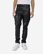 Straight Leg Racing Leather Pants