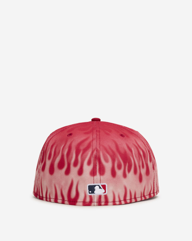 New Era 59Fifty Boston Red Sox Flames Fitted Hat 60949333 Red 3
