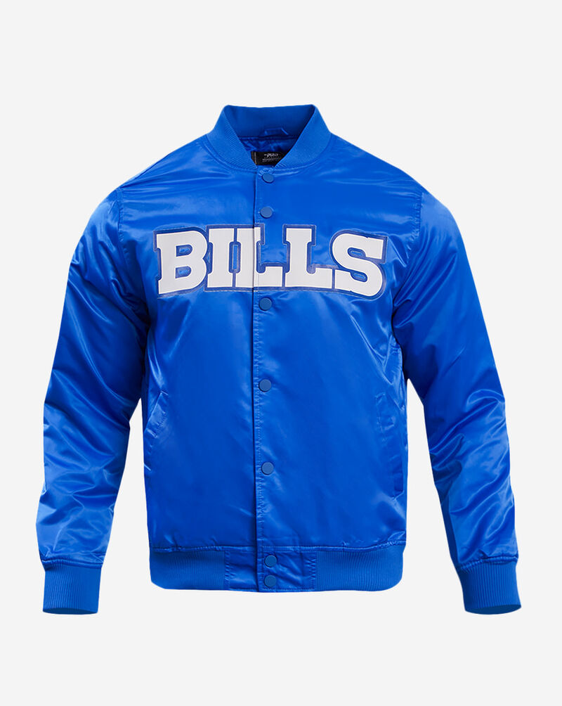 PRO STANDARD Buffalo Bills Big Logo No Fill Satin Jacket FBB6410178-RYB Blue 1