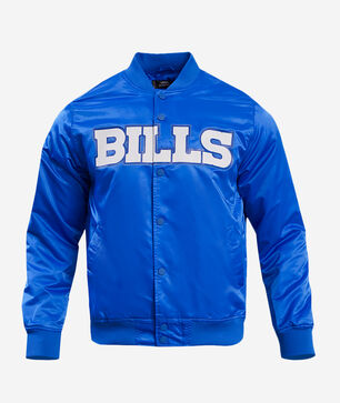 Buffalo Bills Big Logo No Fill Satin Jacket