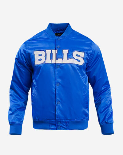 Buffalo Bills Big Logo No Fill Satin Jacket