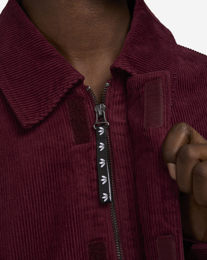 Shop adidas 90s Corduroy Chore Coat JN1265 red | SNIPES USA
