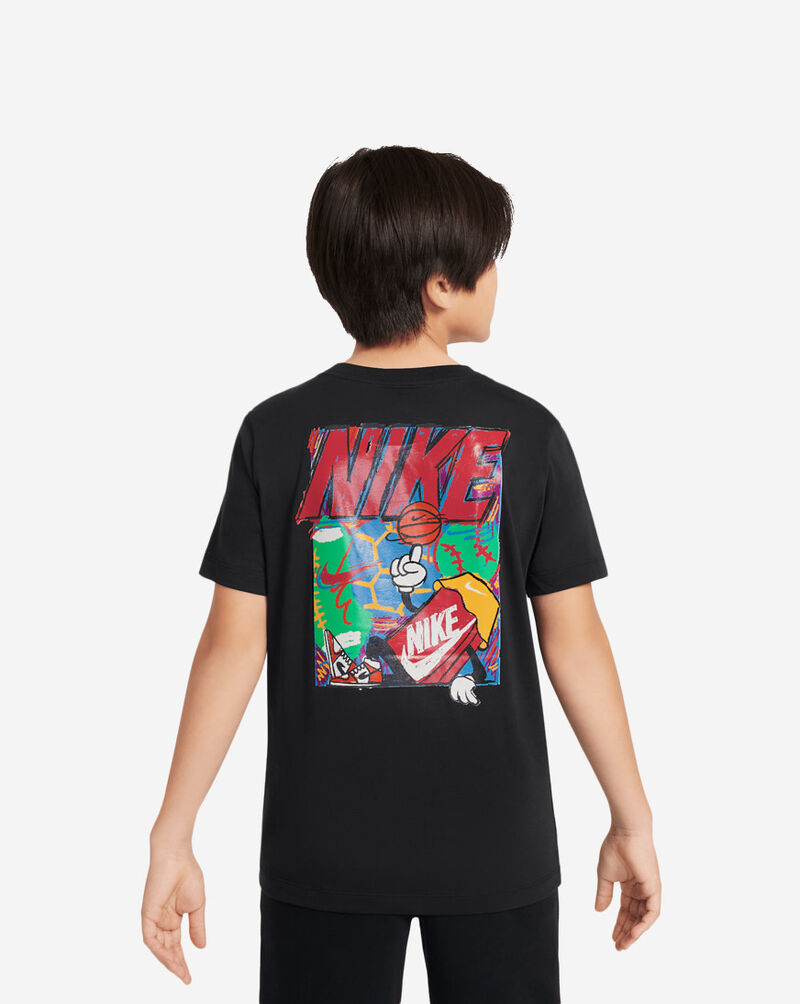 Nike Big Kids' Back Hit Shoebox Graphic Tee HV5212-010 Black 2
