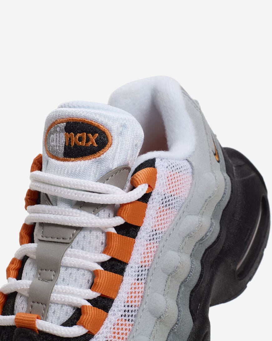 公式正規品!★AIR MAX 95 RECRAFT ★ Nike Air Max 95 Recraft Grey Fog Hyper Red (GS) - CJ3906-004