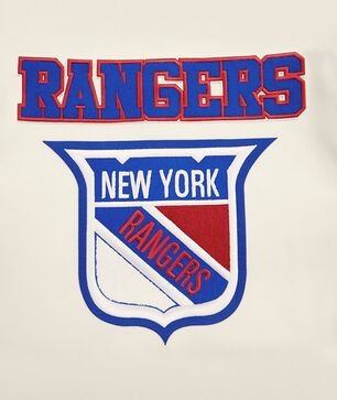 New York Rangers Retro Classic Rib Wool Varsity Jacket
