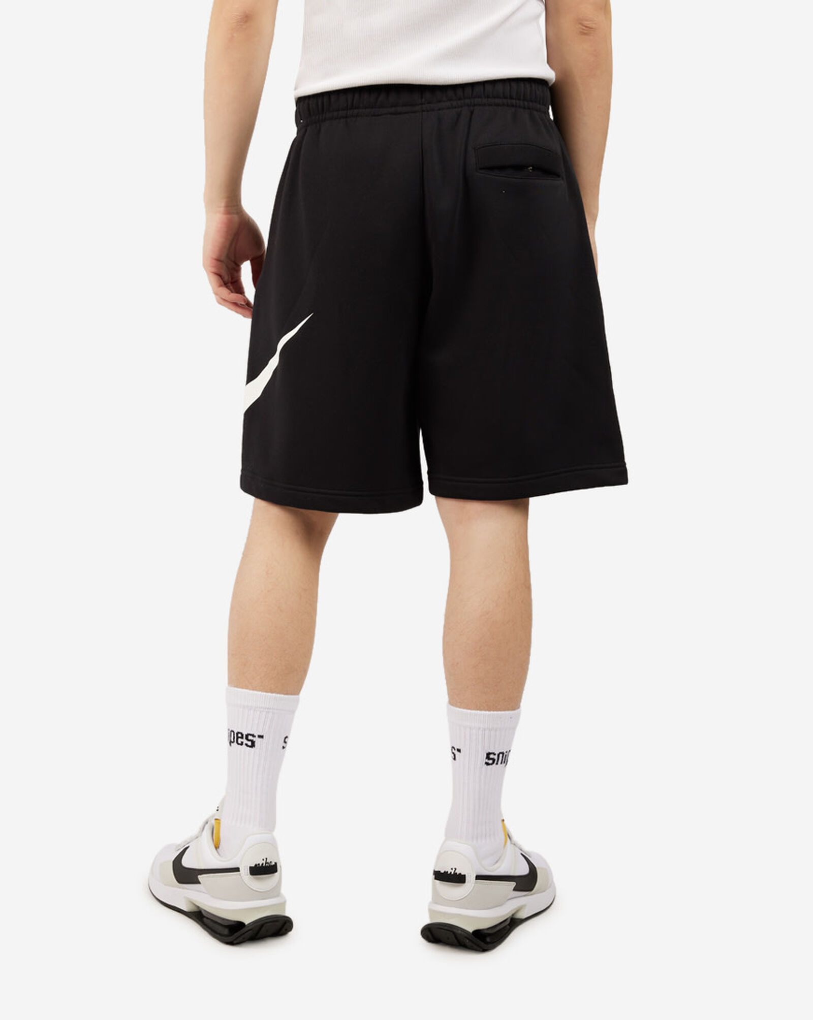 Shop Nike NSW Club Graphic Shorts BV2721-010 black | SNIPES USA