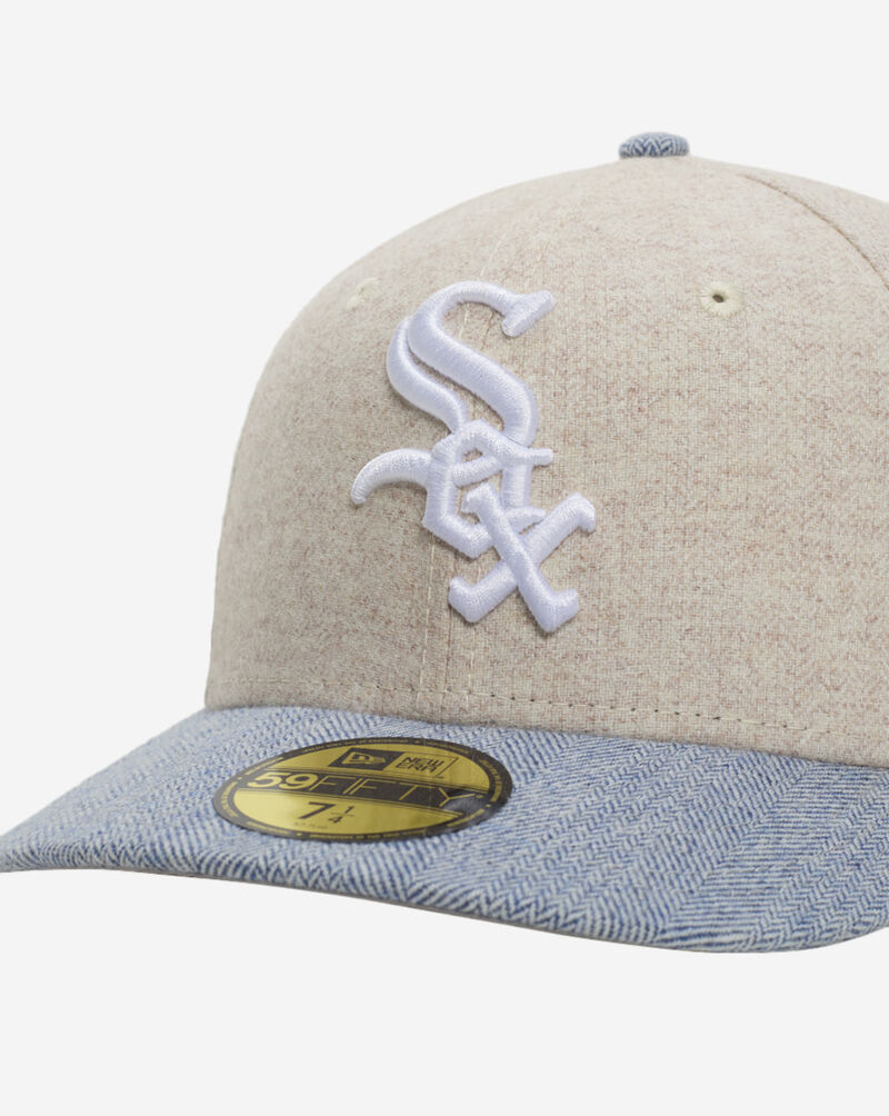 New Era 59Fifty Chicago White Sox Tweed Fitted Hat 60765616 cream 2