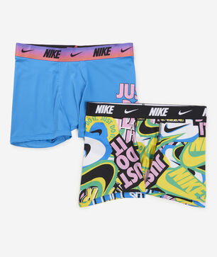 Big Kids' 2PK Printed Boxer Briefs