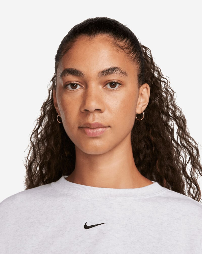 Shop Nike NSW Crop Crew FB8264-051 grey | SNIPES USA