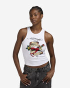 Ed Hardy Heart Sword Tank Top EHW1207-5RS White 1