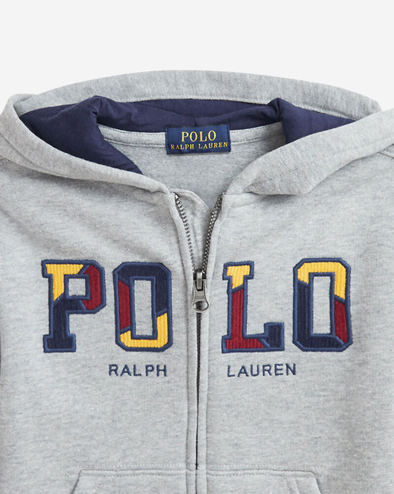 Polo Ralph Lauren Polo Color Block Full Zip Hoodie 322952466001 Grey 2