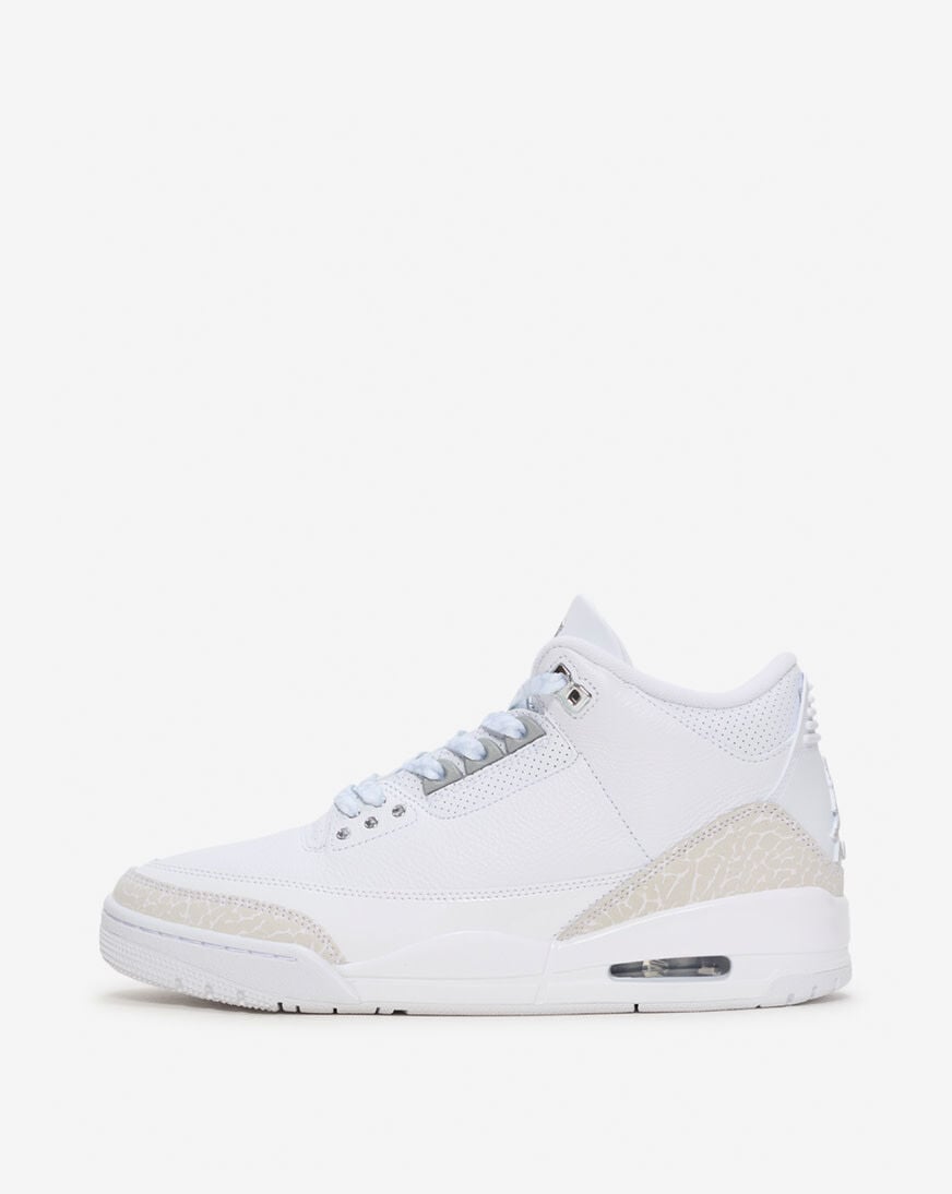 Shop Jordan Big Kids' Air Jordan 3 Retro DM0967-111 white