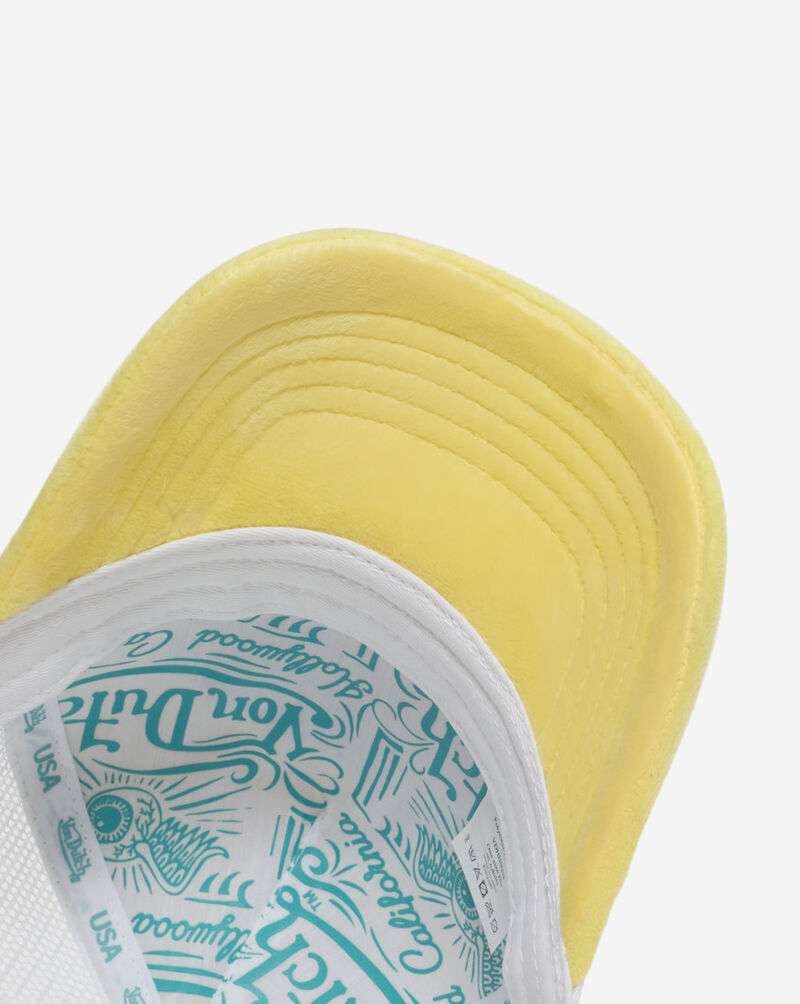 Von Dutch Velvet Trucker Hat VDHH0004-YELLOW Yellow 4