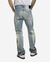Tapestry Flame Fashion Straight Jeans