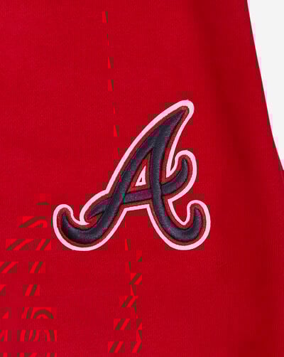 Atlanta Braves Classic Fleece Hoodie Dress Atlanta Braves Classic Fleece Hoodie Dress